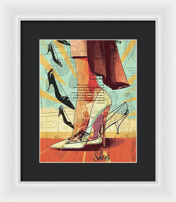 All Shoes Women's Heels - Framed Print