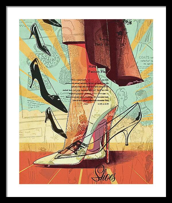 All Shoes Women's Heels - Framed Print