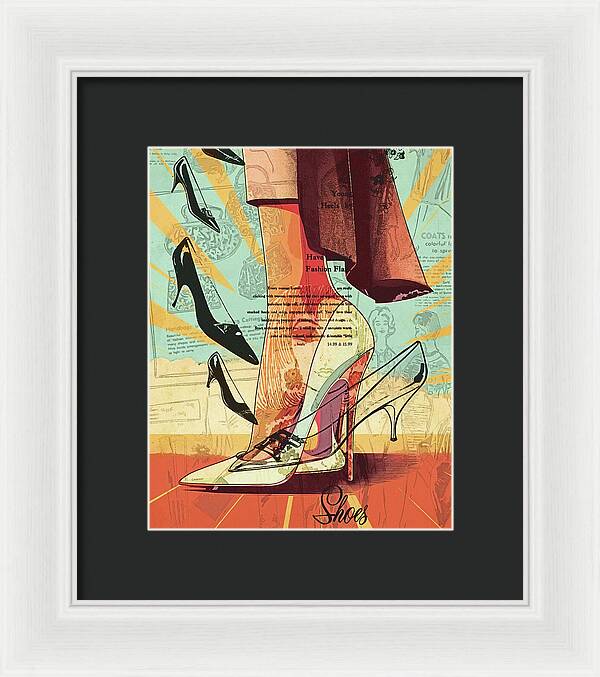 All Shoes Women's Heels - Framed Print