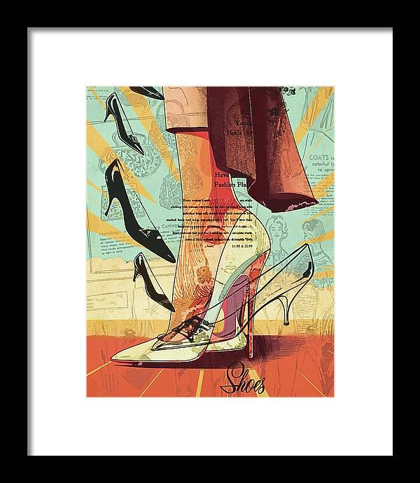 All Shoes Women's Heels - Framed Print