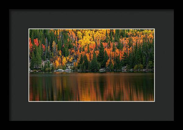 Bear Lake Autumn Reflections Colorado - Framed Print