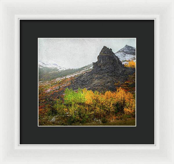 Denali Savage River Landscape In Fall - Framed Print