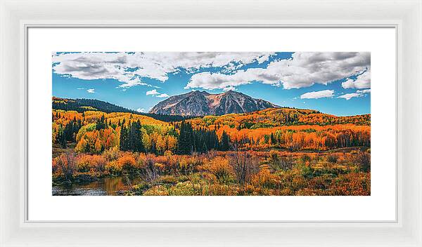 Fall On Kebler Pass - Framed Print