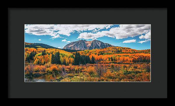 Fall On Kebler Pass - Framed Print