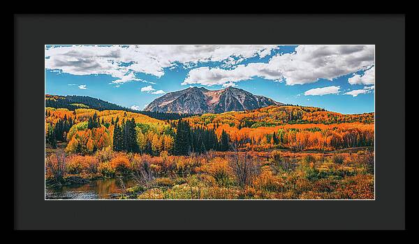 Fall On Kebler Pass - Framed Print