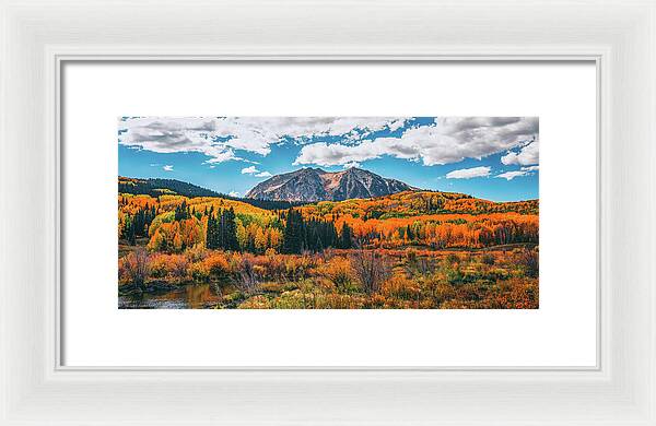 Fall On Kebler Pass - Framed Print