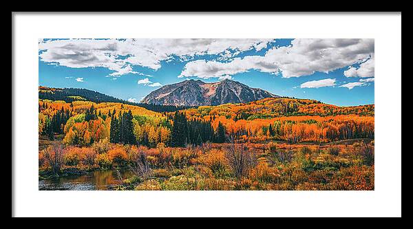 Fall On Kebler Pass - Framed Print