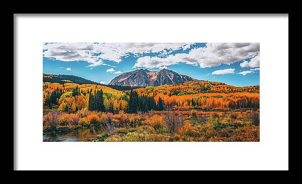 Fall On Kebler Pass - Framed Print