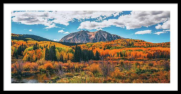 Fall On Kebler Pass - Framed Print