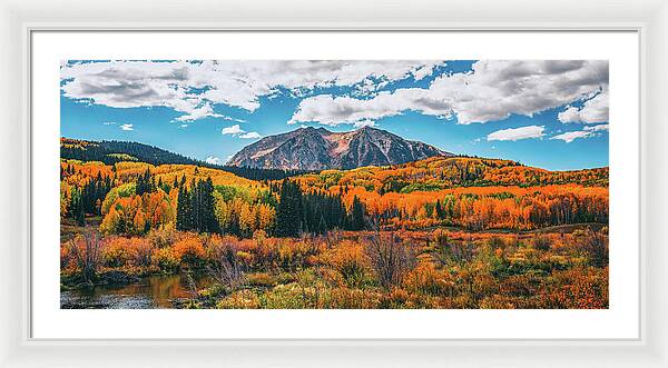 Fall On Kebler Pass - Framed Print