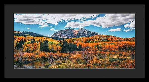 Fall On Kebler Pass - Framed Print