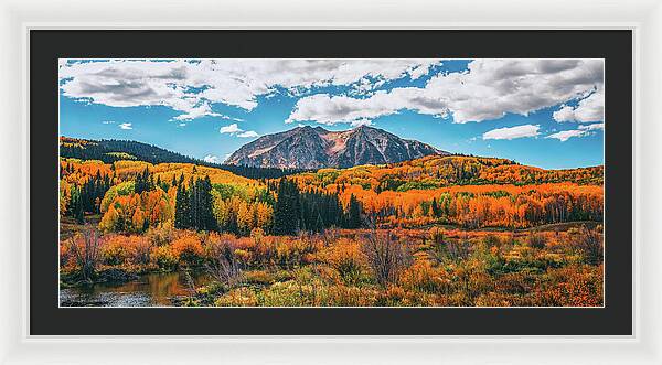 Fall On Kebler Pass - Framed Print