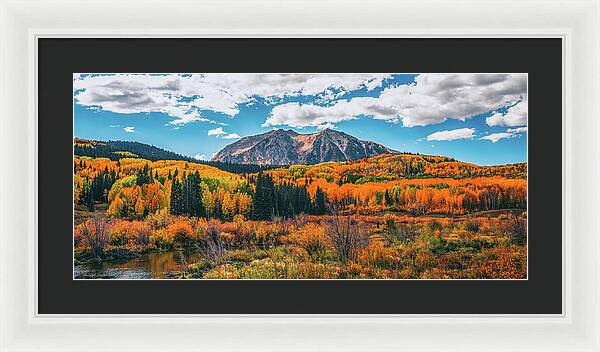 Fall On Kebler Pass - Framed Print