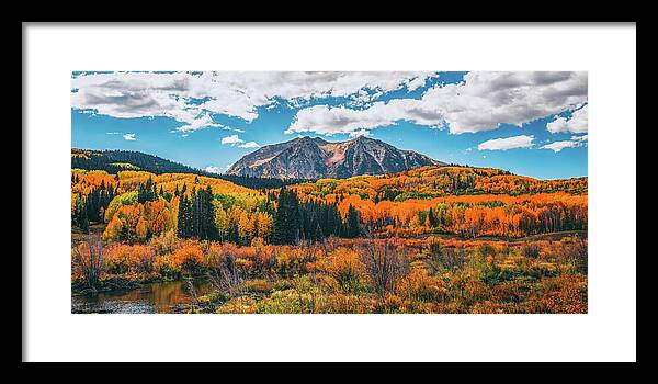 Fall On Kebler Pass - Framed Print