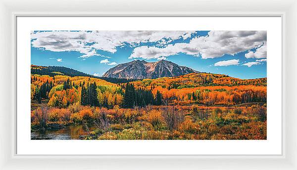 Fall On Kebler Pass - Framed Print