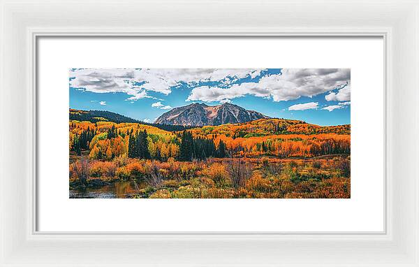 Fall On Kebler Pass - Framed Print