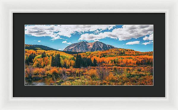 Fall On Kebler Pass - Framed Print