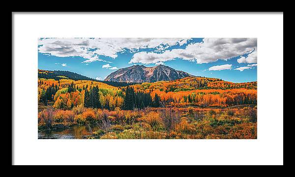 Fall On Kebler Pass - Framed Print