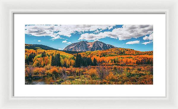 Fall On Kebler Pass - Framed Print