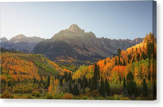 Sneffels Range Fall Morning - Canvas Print