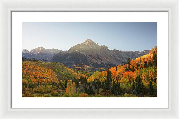 Sneffels Range Fall Morning - Framed Print