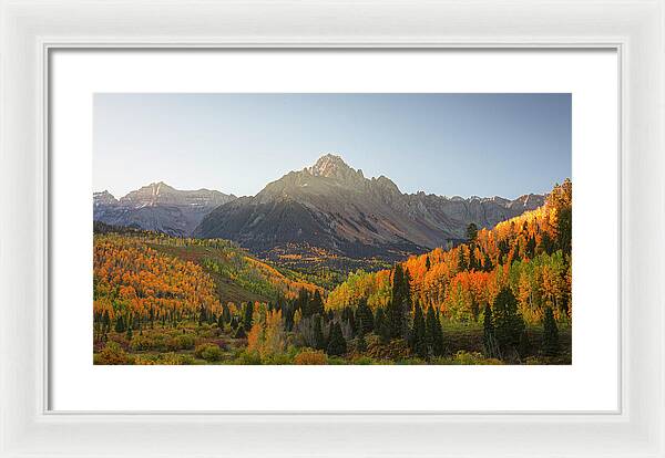 Sneffels Range Fall Morning - Framed Print