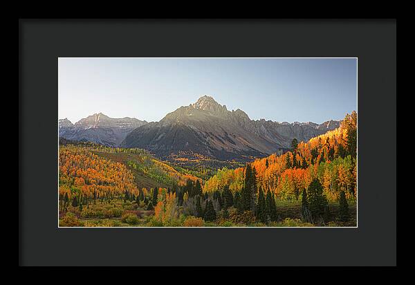 Sneffels Range Fall Morning - Framed Print