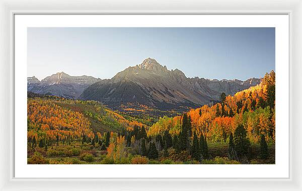 Sneffels Range Fall Morning - Framed Print