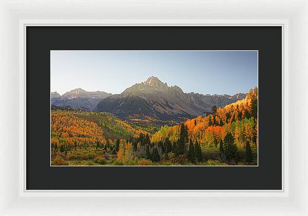 Sneffels Range Fall Morning - Framed Print