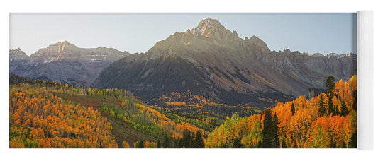 Sneffels Range Fall Morning - Yoga Mat