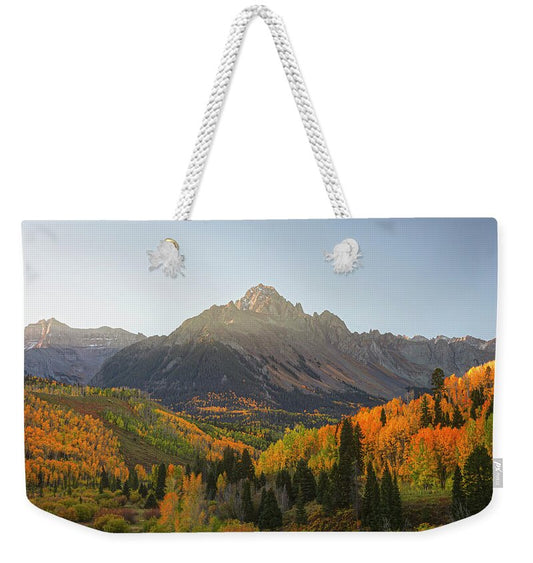 Sneffels Range Fall Morning - Weekender Tote Bag