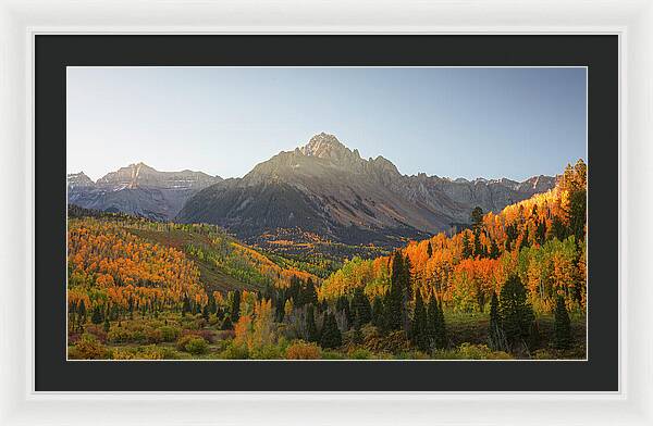 Sneffels Range Fall Morning - Framed Print