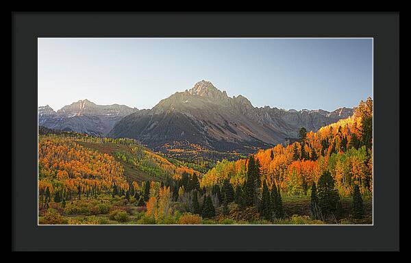 Sneffels Range Fall Morning - Framed Print