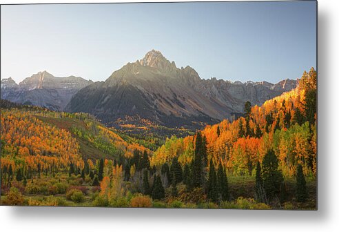 Sneffels Range Fall Morning - Metal Print