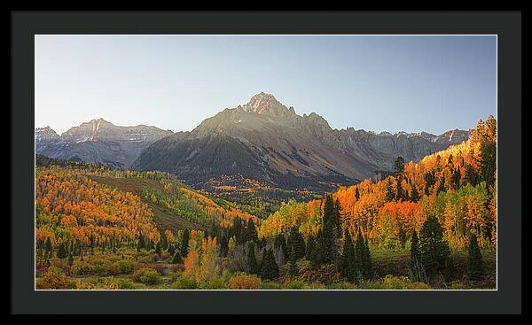 Sneffels Range Fall Morning - Framed Print