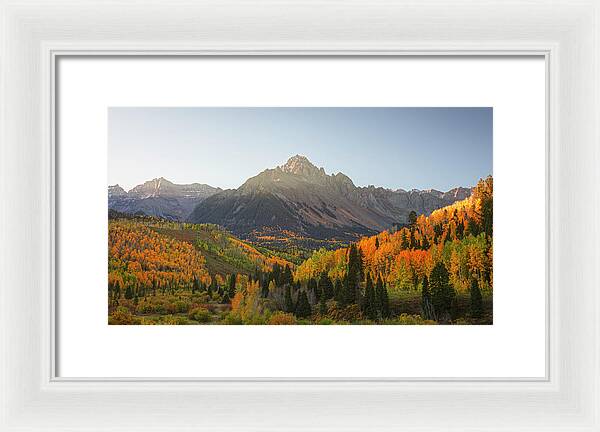 Sneffels Range Fall Morning - Framed Print