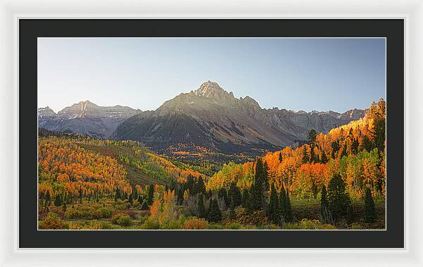 Sneffels Range Fall Morning - Framed Print