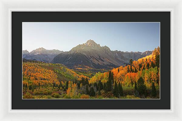 Sneffels Range Fall Morning - Framed Print