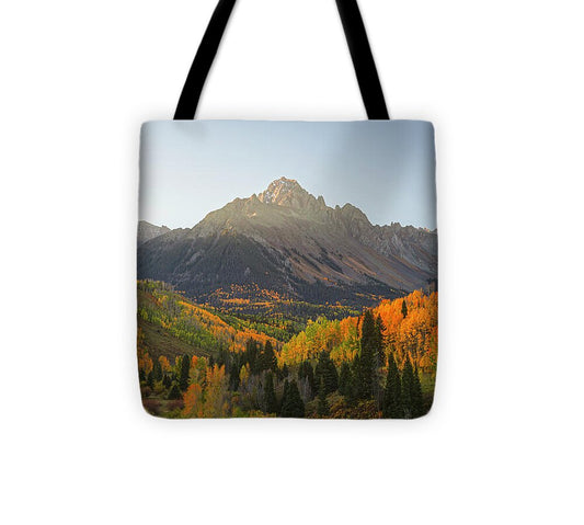 Sneffels Range Fall Morning - Tote Bag