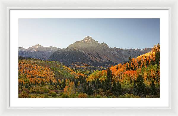 Sneffels Range Fall Morning - Framed Print