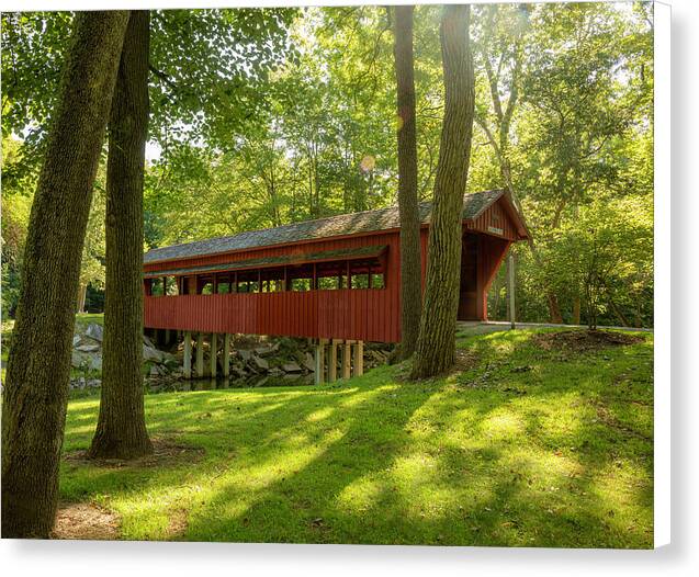 Tawawa Park Ross Covered Bridge - Canvas Print