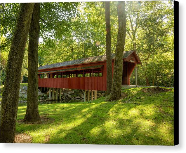 Tawawa Park Ross Covered Bridge - Canvas Print