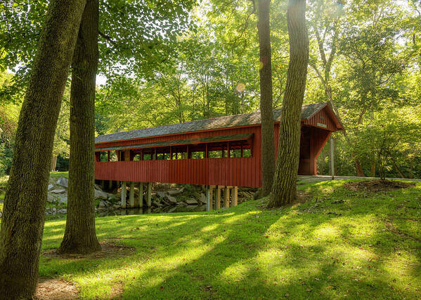 Tawawa Park Ross Covered Bridge - Art Print