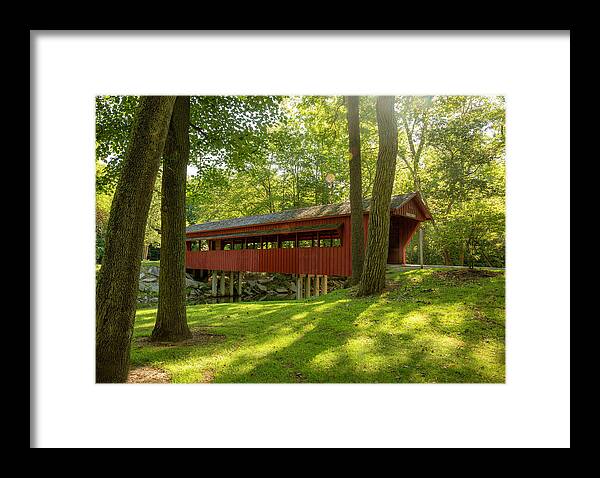 Tawawa Park Ross Covered Bridge - Framed Print