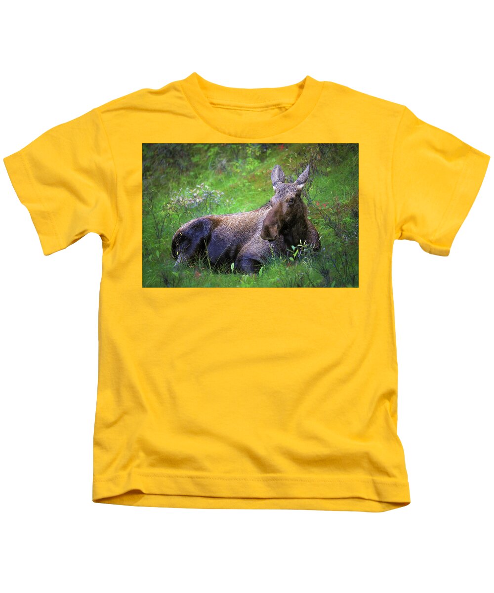 Wild Moose Canadian Rockies - Kids T-Shirt