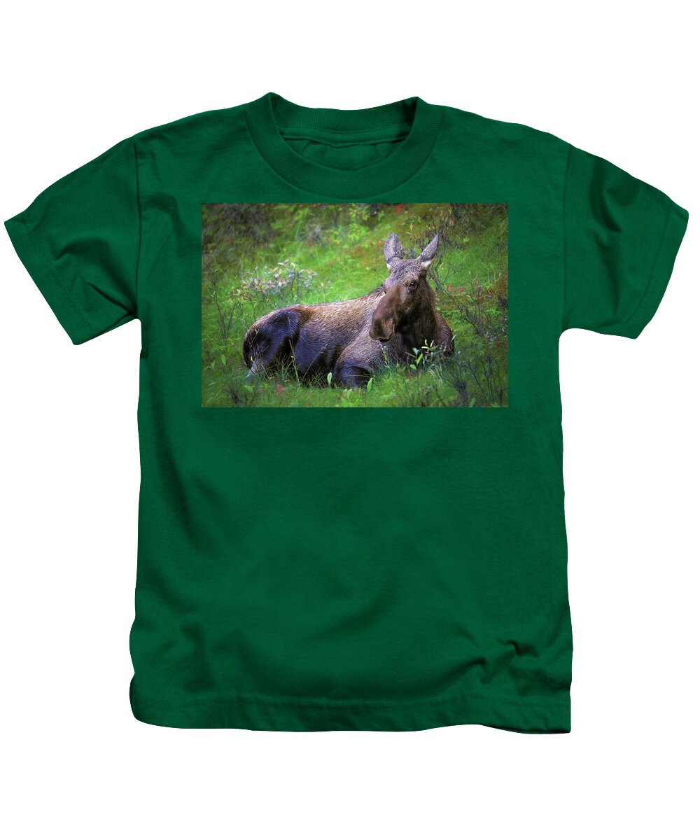 Wild Moose Canadian Rockies - Kids T-Shirt