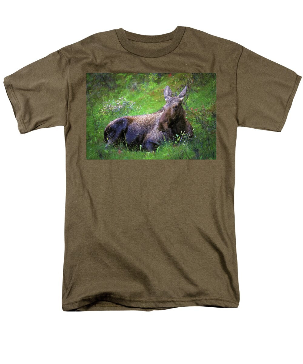 Wild Moose Canadian Rockies - Men's T-Shirt  (Regular Fit)