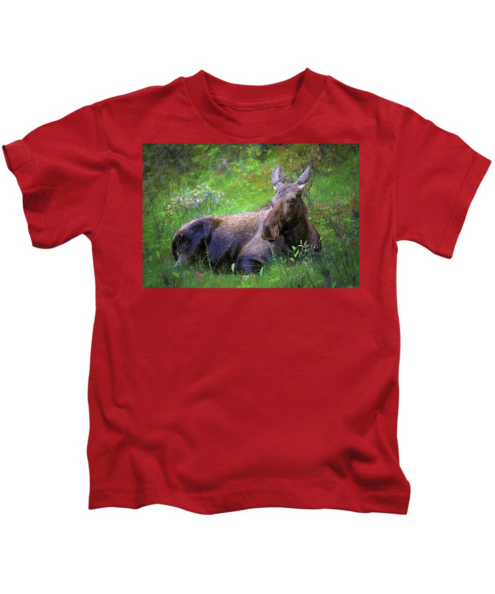 Wild Moose Canadian Rockies - Kids T-Shirt