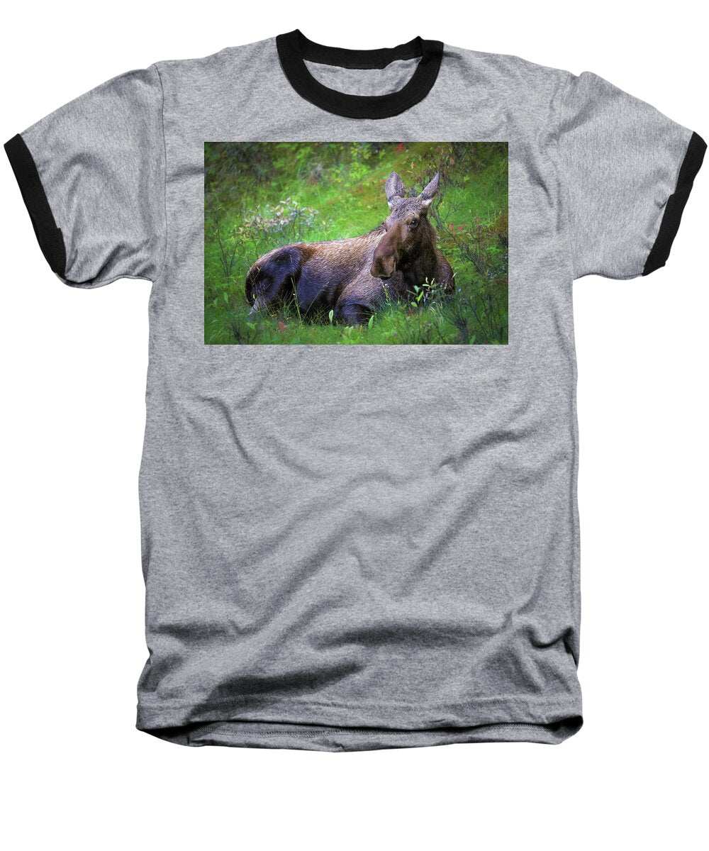 Wild Moose Canadian Rockies - Baseball T-Shirt