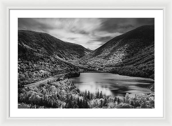 Artist Bluff Moody Black And White - Framed Print